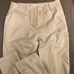 H&M grey business straight leg pants